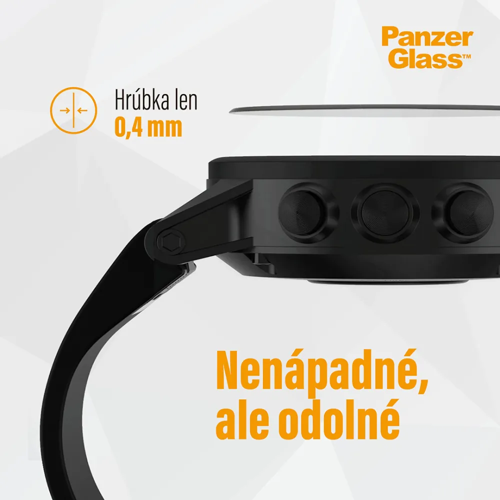 PanzerGlass - Tvrdené sklo Flat Glass AB pre Samsung Galaxy Watch 4 40 mm, číra