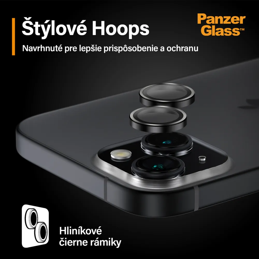 PanzerGlass - Ochranný kryt objektívu Hoops pre Samsung Galaxy Z Fold6, čierna