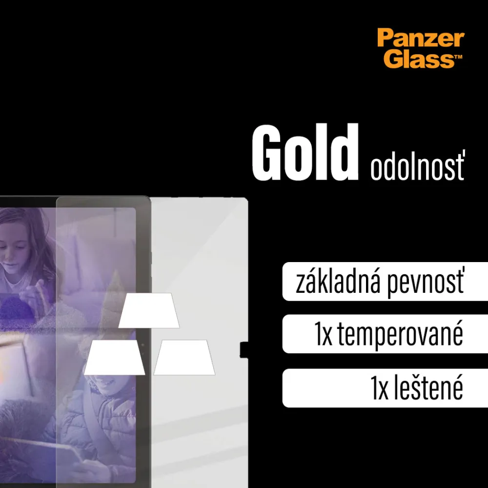 PanzerGlass - Tvrdené sklo Case Friendly pre Samsung Galaxy Tab A8, číra