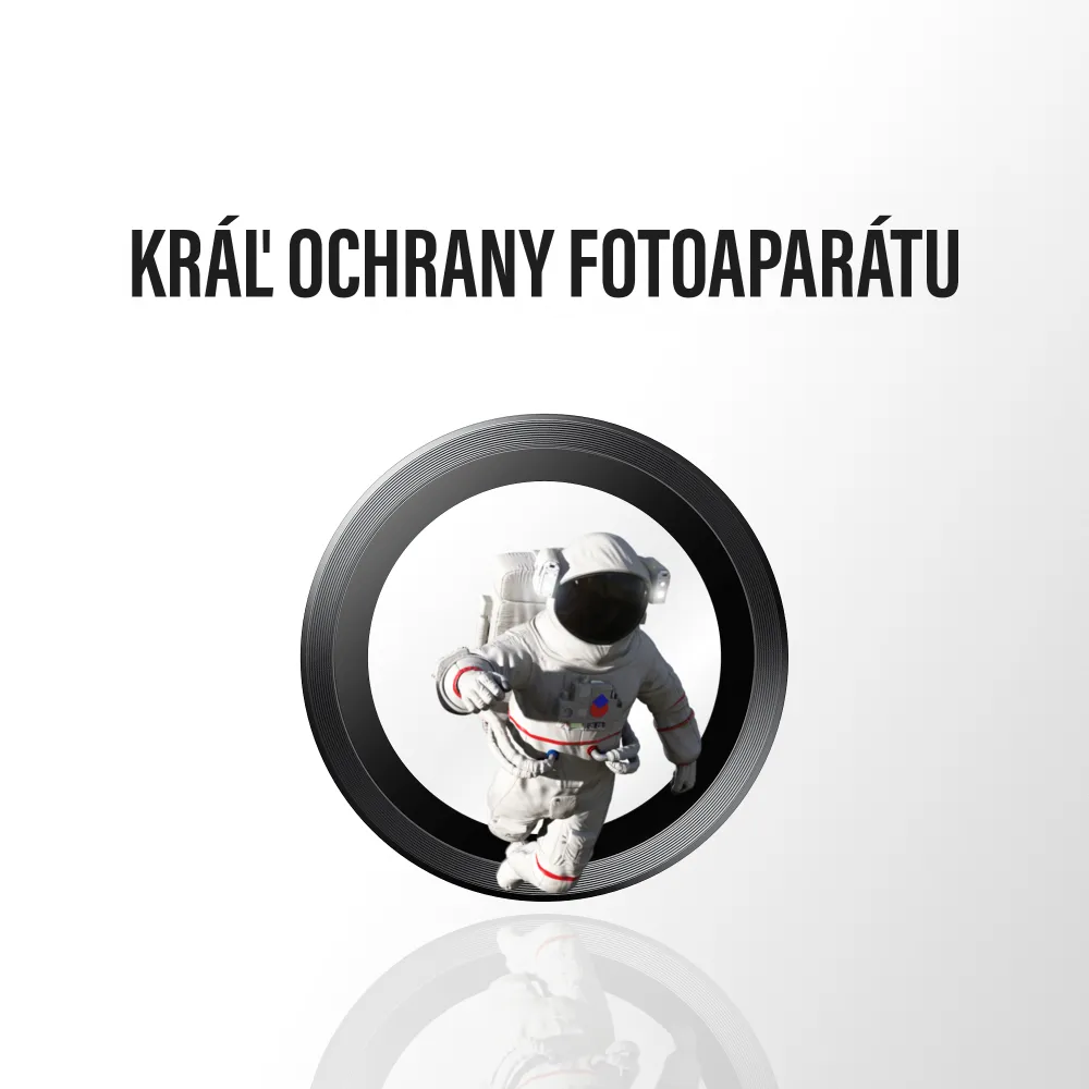 PanzerGlass - Ochranný kryt objektívu Hoops Ceramic II pre  iPhone 17/16 Plus/16, čierna