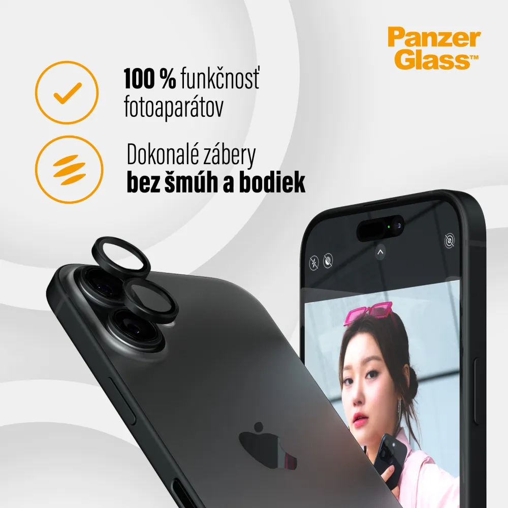 PanzerGlass - Bundle Hoops + Tvrdené sklo UWF + Hard Case pre iPhone 16
