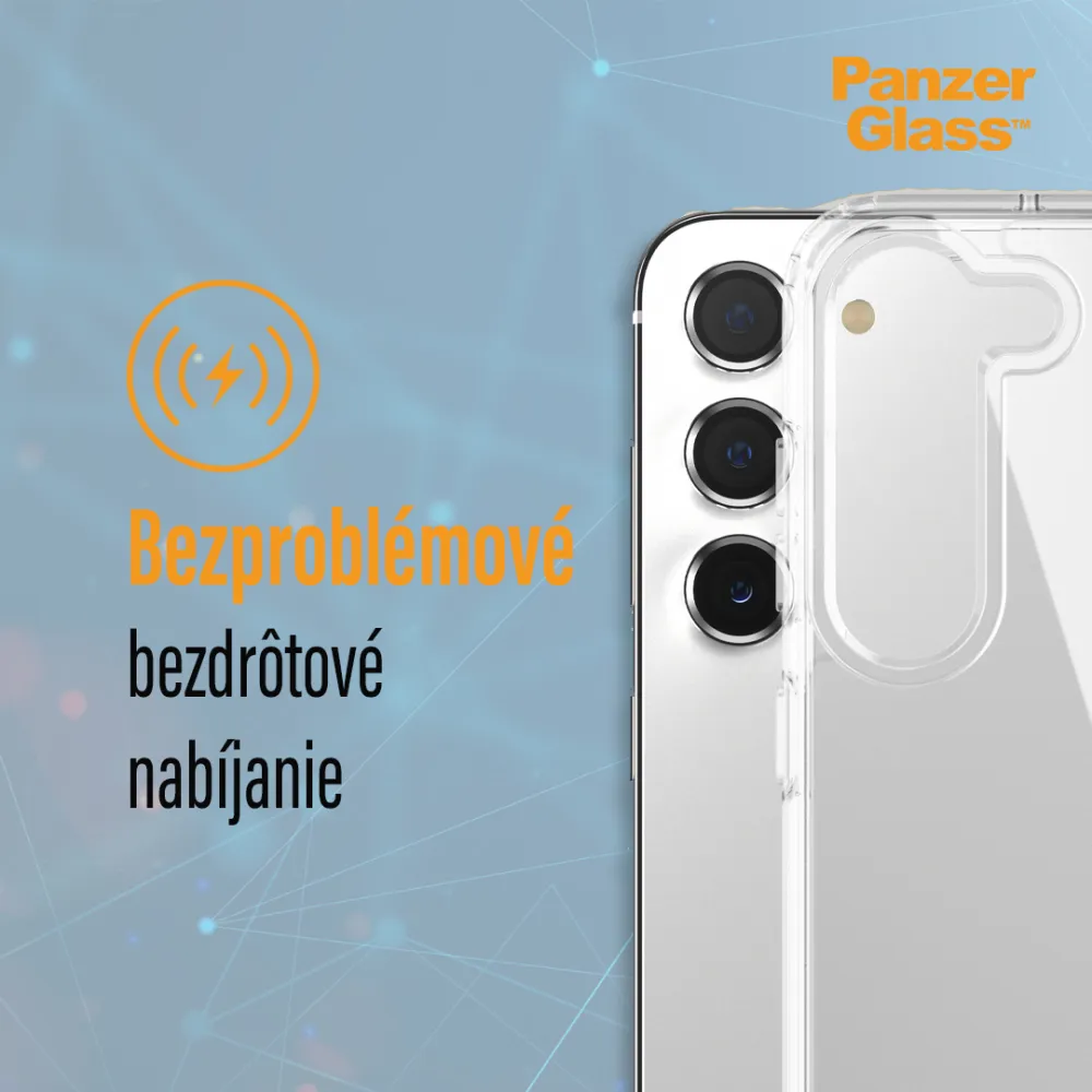 PanzerGlass - Puzdro HardCase AB pre Samsung Galaxy S23, transparentná