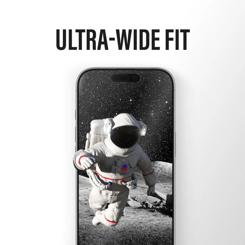 PanzerGlass - Tvrdené sklo UWF Ceramic II s aplikátorom pre iPhone 17 Air, čierna