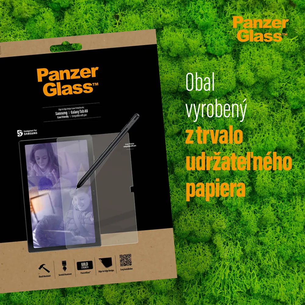PanzerGlass - Tvrdené sklo UWF pre Samsung Galaxy Tab S9 Ultra/Tab S8 Ultra, číra