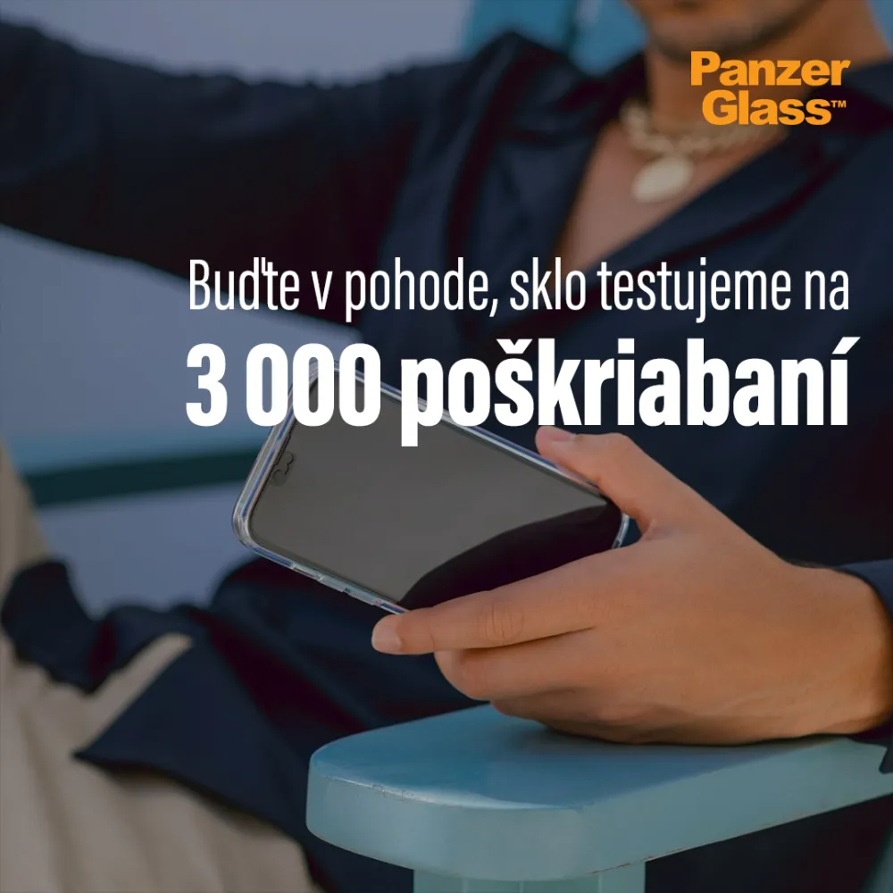 PanzerGlass - Tvrdené sklo UWF AB pre iPhone 14 Pro, čierna
