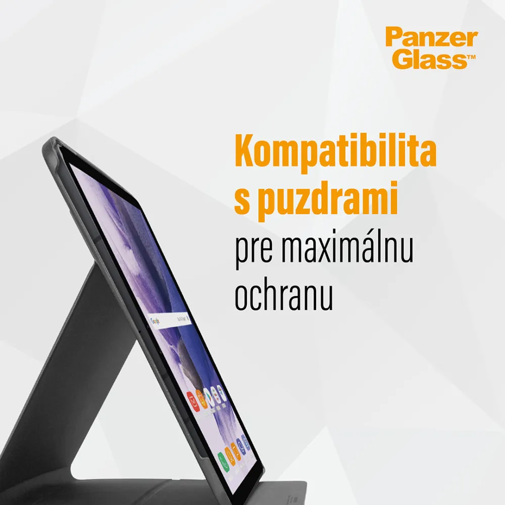 PanzerGlass - Tvrdené sklo Case Friendly pre Samsung Galaxy Tab Active Pro/Active4 Pro, čierna