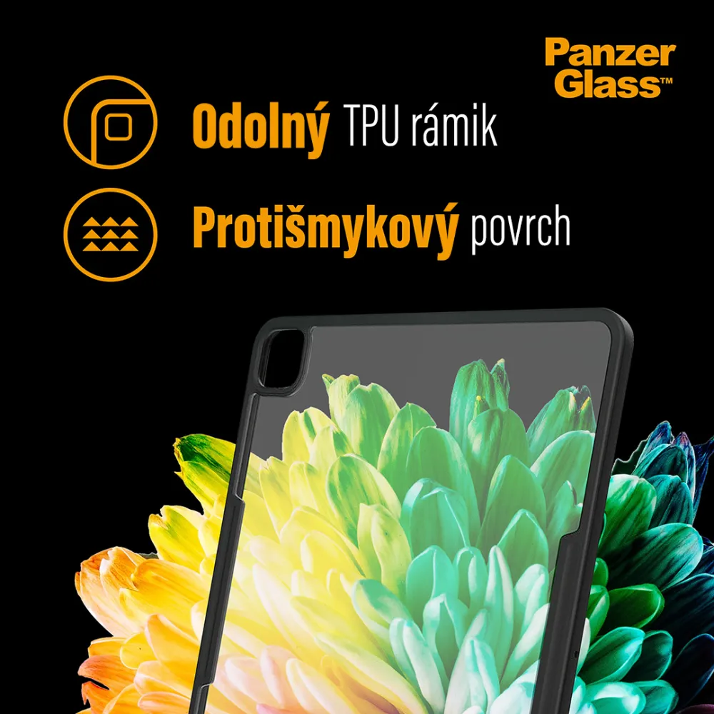 PanzerGlass - Puzdro ClearCase AB pre iPad 11'' (2018/2020/2021), čierna