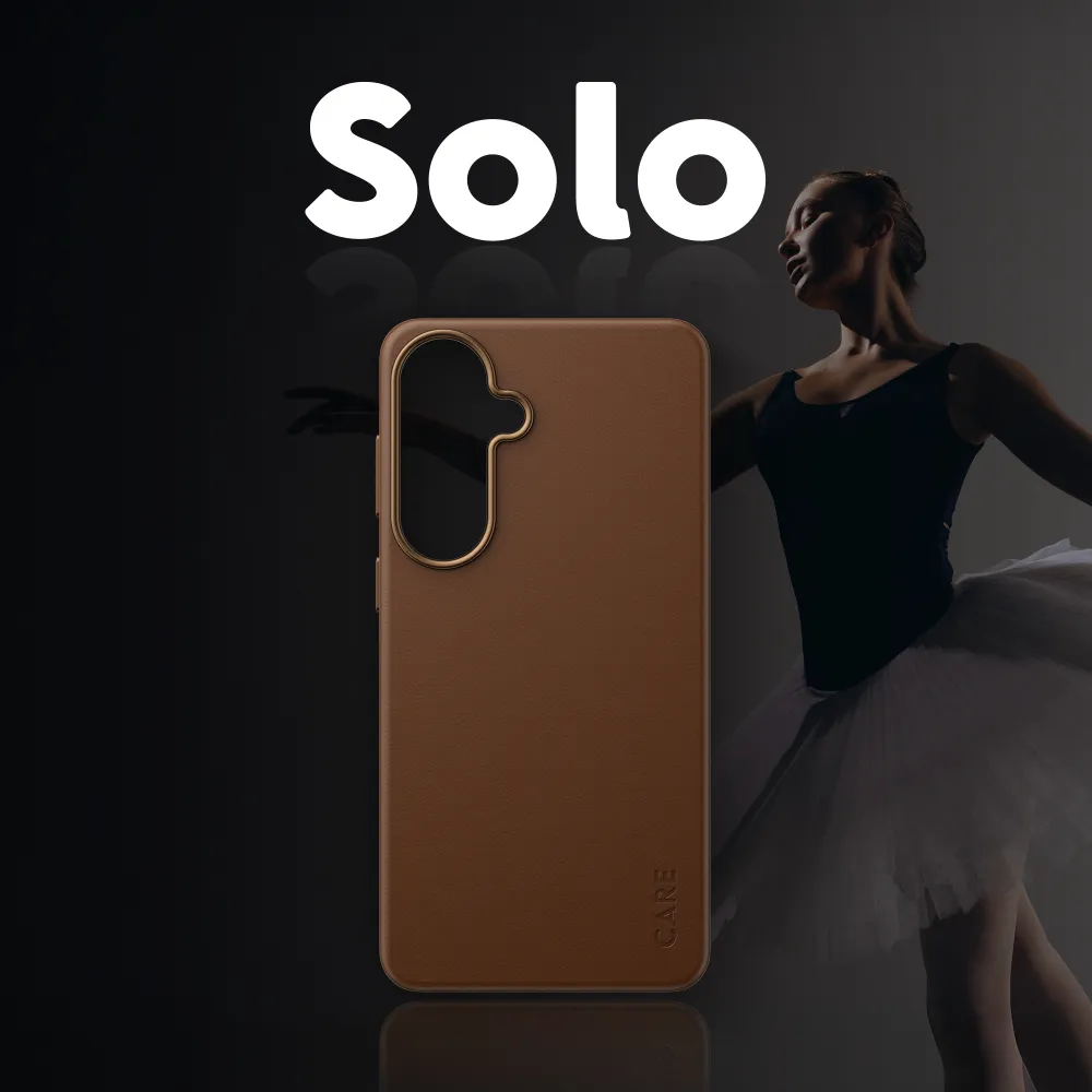 CARE - Puzdro Solo pre Samsung Galaxy S26+, hnedá