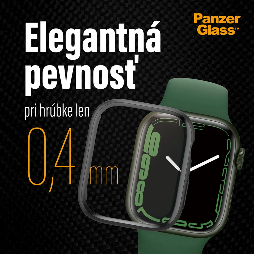 PanzerGlass - Tvrdené sklo Full Body pre Apple Watch Ultra 2024/Ultra 2/Ultra, čierna