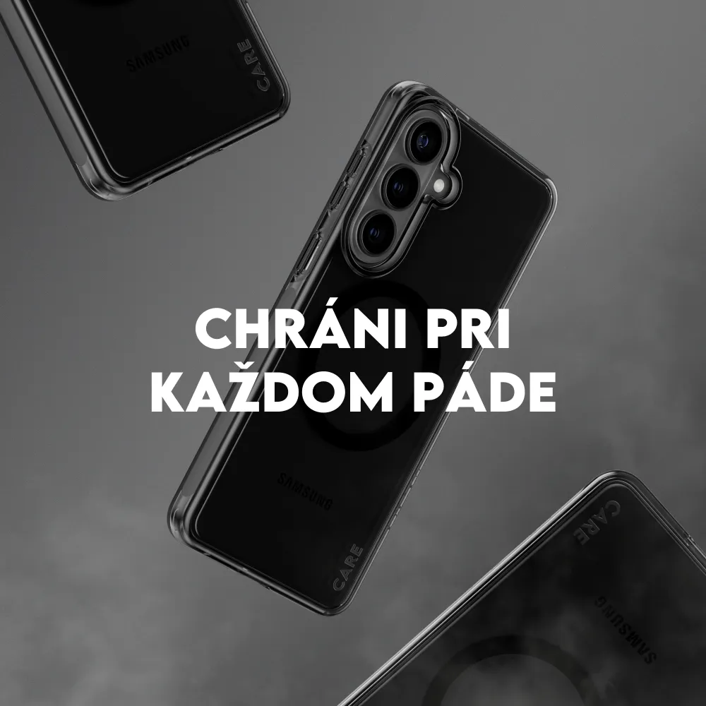 CARE - Puzdro Smokey s čiernym QI pre Samsung Galaxy S26 Ultra, čierna