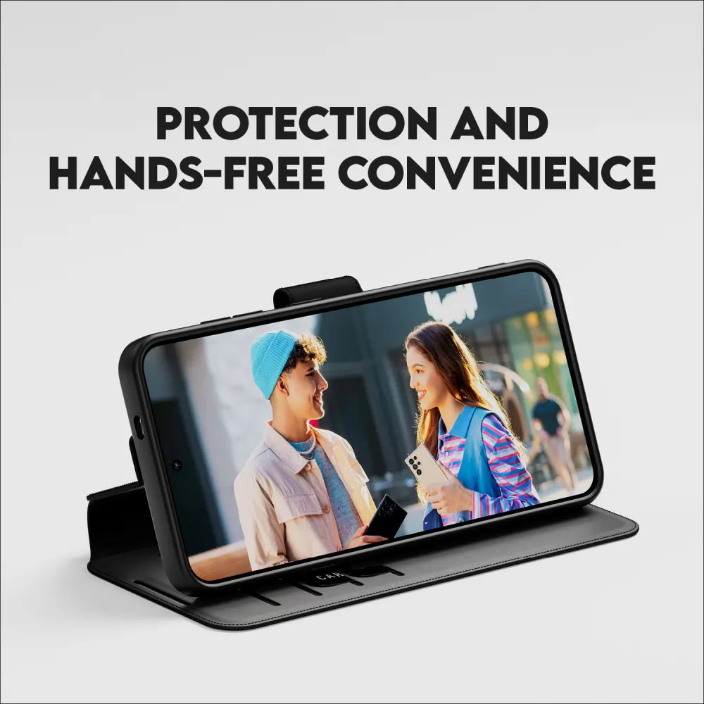CARE - Puzdro Wallet Kickstand pre Samsung Galaxy A37, čierna