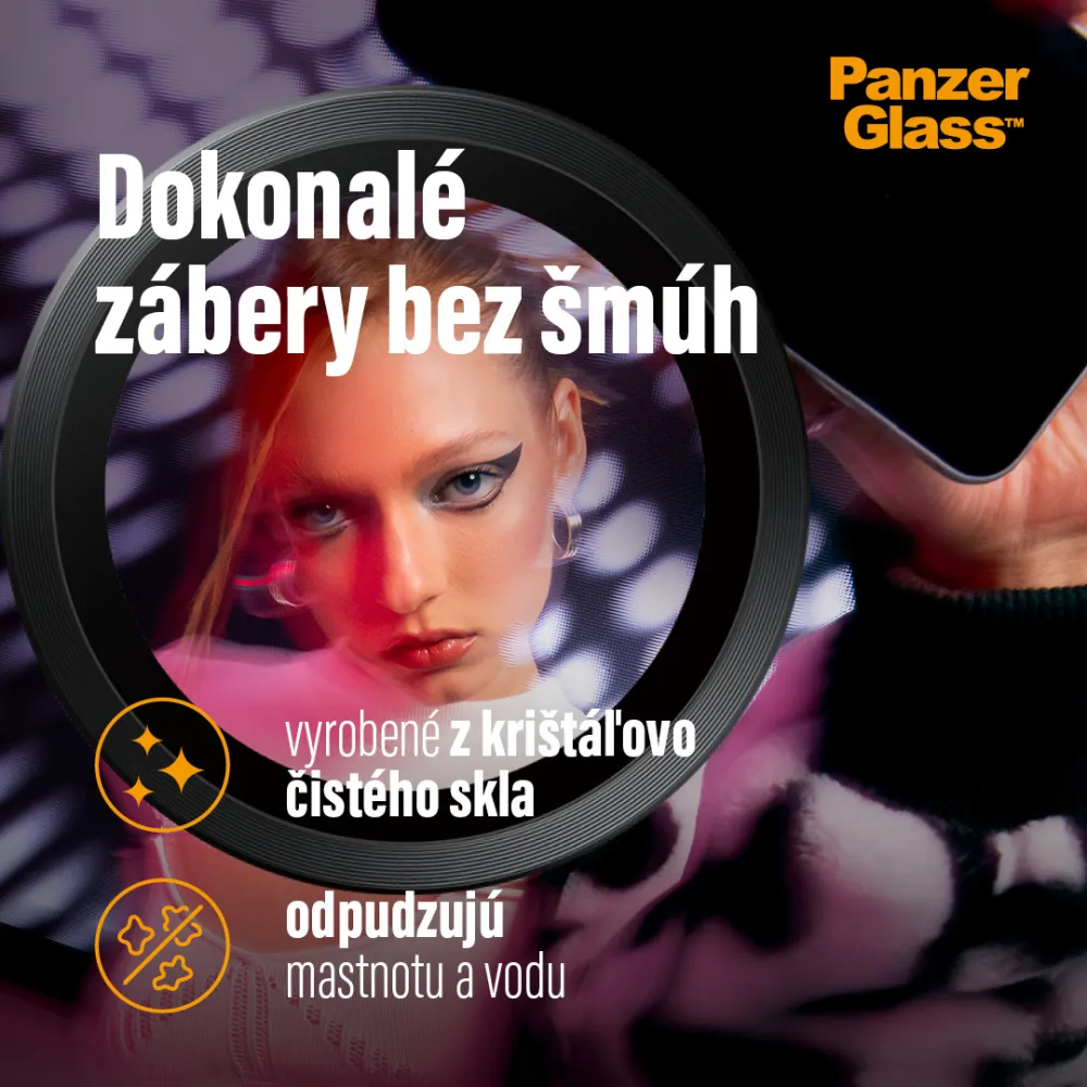 SAFE - Ochranný kryt objektívu pre Samsung Galaxy S24/S23/S23+, čierna