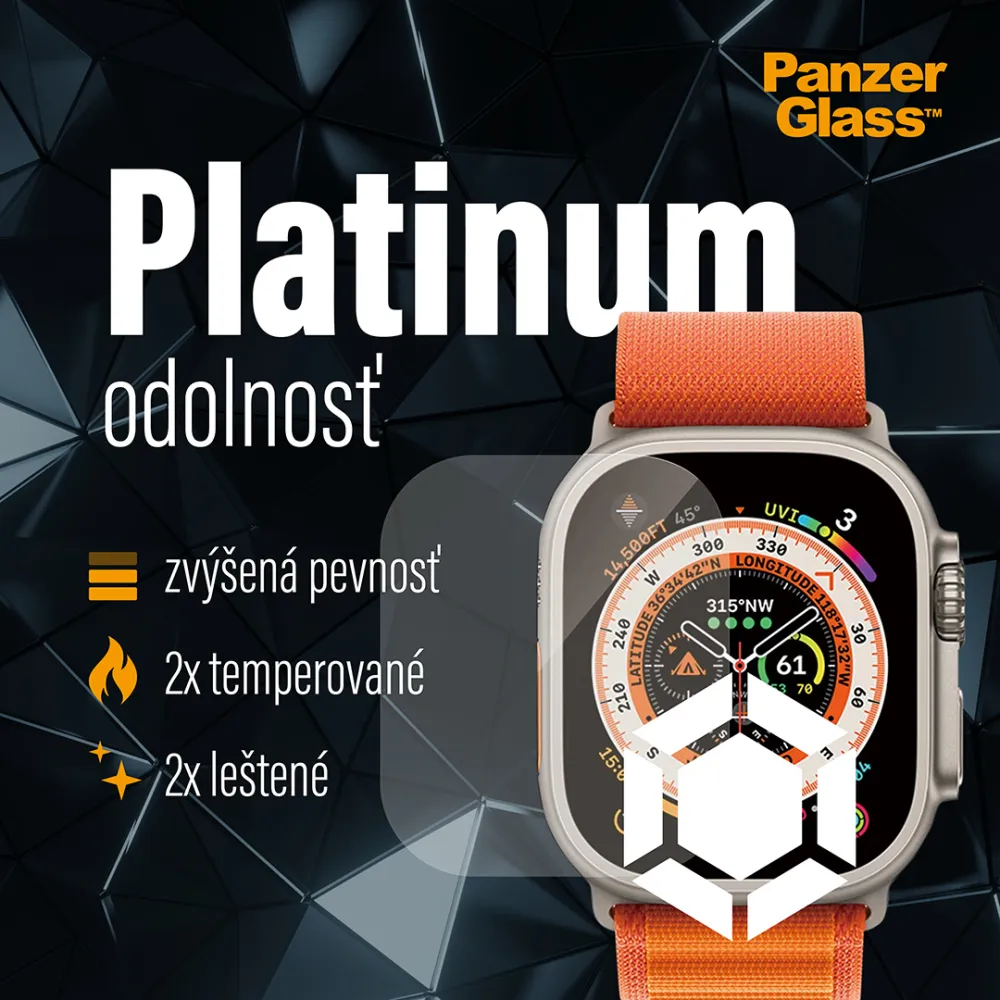 PanzerGlass - Tvrdené sklo Flat Glass AB pre Samsung Galaxy Watch 5 40 mm, číra