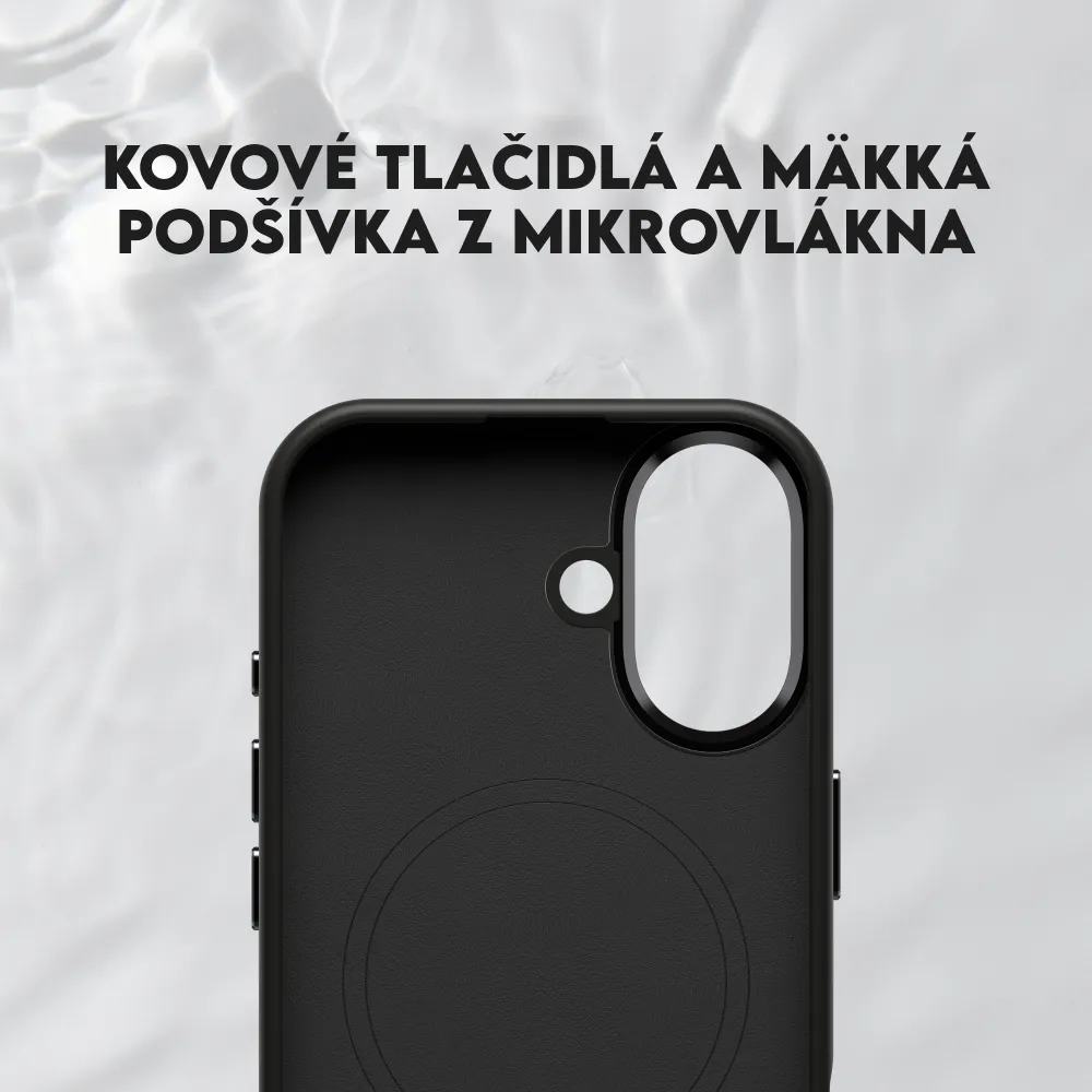 CARE - Puzdro FLOW s MagSafe pre iPhone 17, čierna