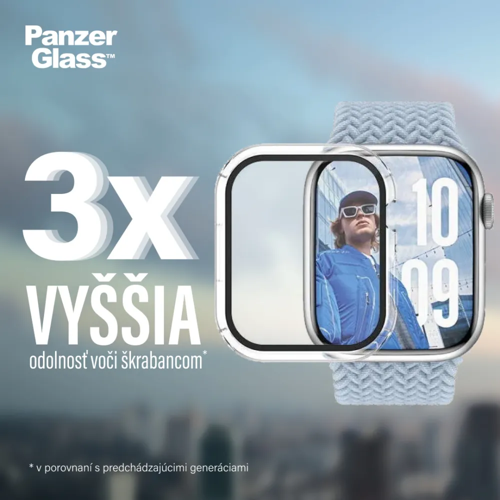 PanzerGlass - Tvrdené sklo Full Body Slim pre Apple Watch 42 mm, číra