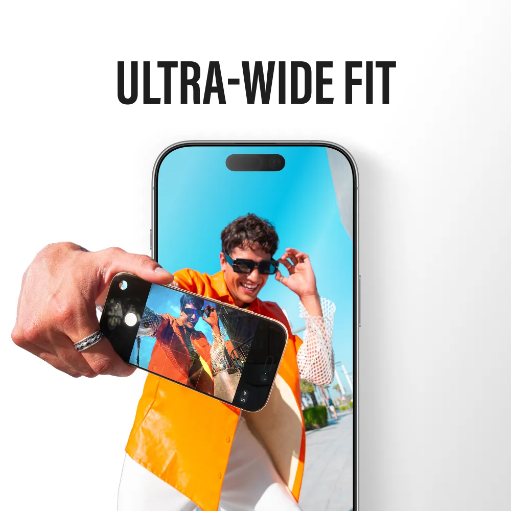 PanzerGlass - Tvrdené sklo UWF s aplikátorom pre iPhone 17 Air, čierna