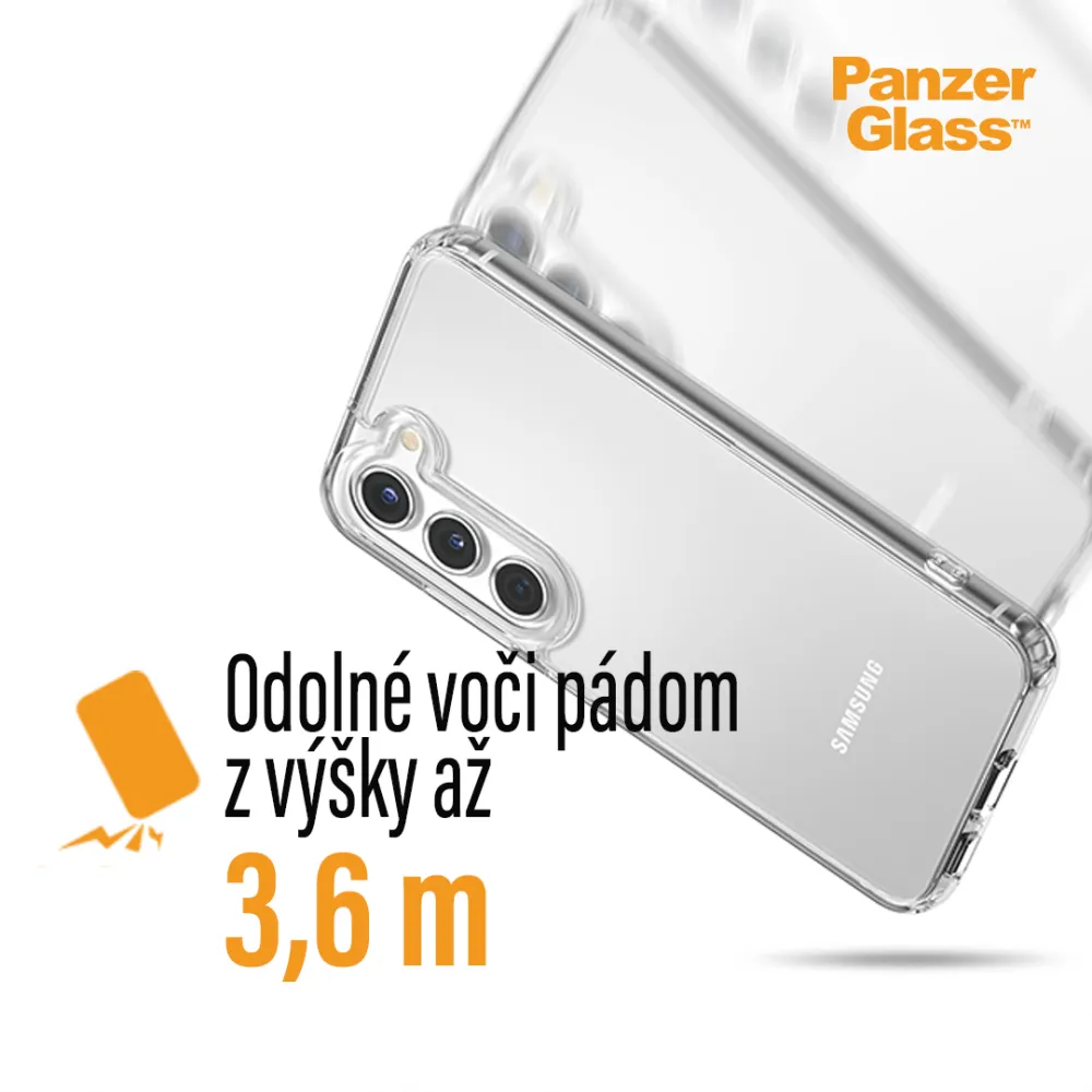 PanzerGlass - Puzdro HardCase AB pre Samsung Galaxy S23, transparentná